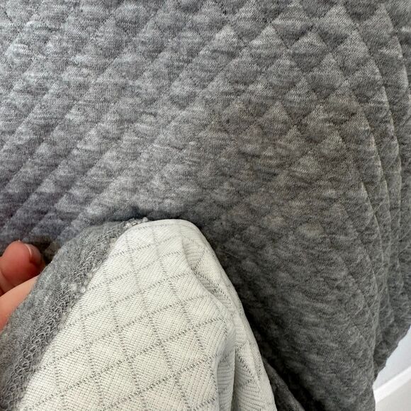 New Lularoe Dress 1XL/2XL Nicole Fit Flare Textured Jacquard Career Gray - Picture 7 of 9